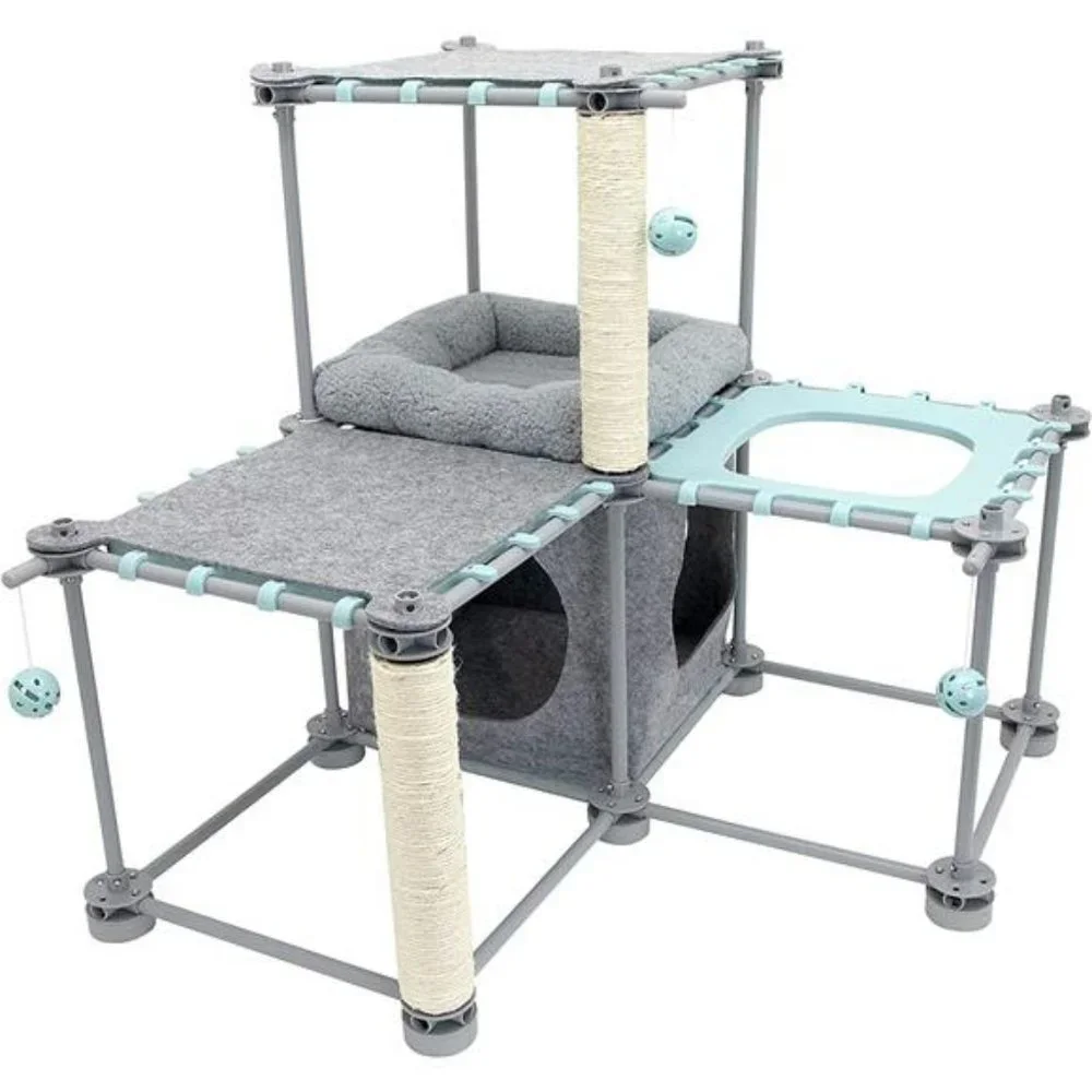 Kitty City Claw Mega Kit 2.0 Furniture, Cat Cushion, Cat Scratch